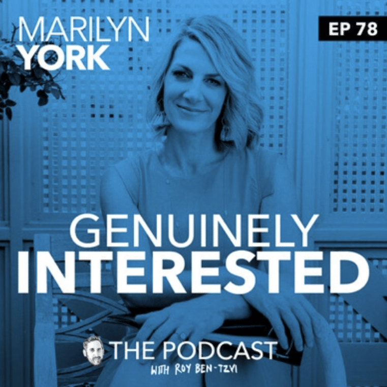 The Genuinely Interested Podcast with Roy Ben-Tzvi featuring Marilyn York